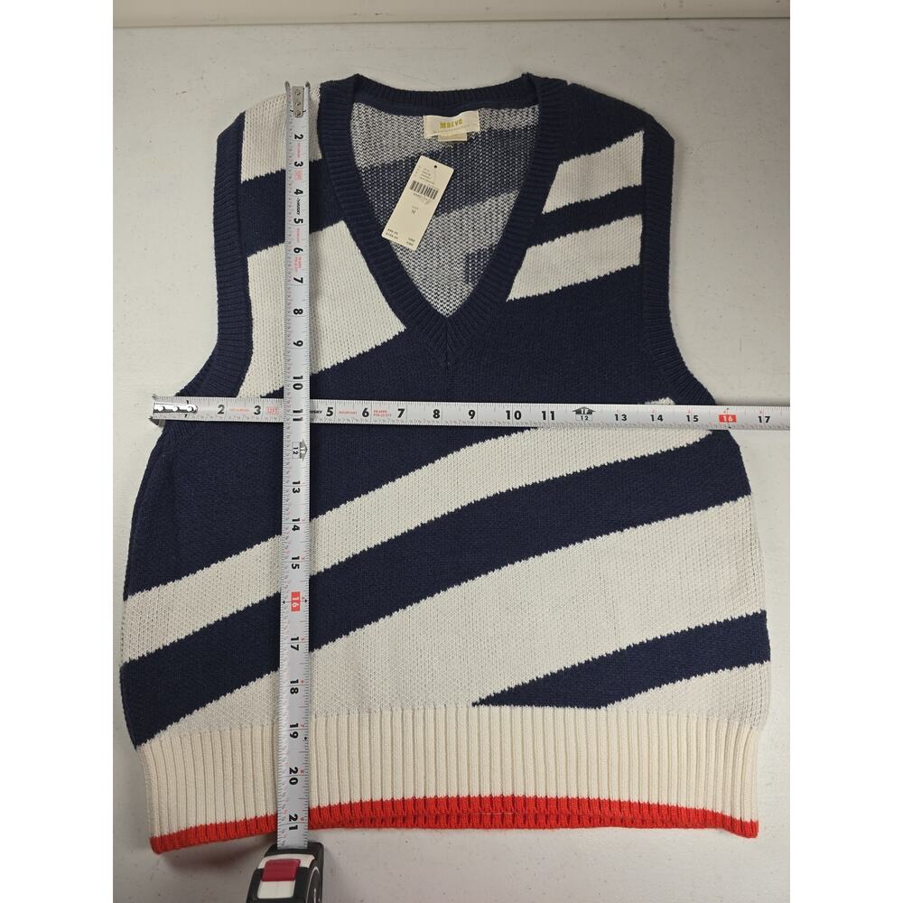 NWT Anthropologie Maeve V-Neck Sweater Vest. Size M. Retails $98 - Picture 6 of 11